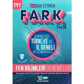Yayın Denizi YKS TYT Fen Bilimleri Tekrar Ettiren Fark 14x20 Video Çözümlü Deneme