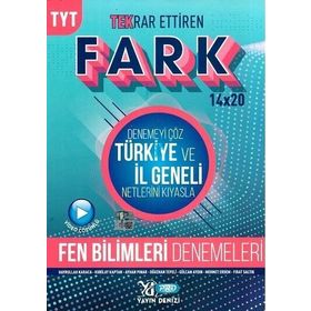 Yayın Denizi YKS TYT Fen Bilimleri Tekrar Ettiren Fark 14x20 Video Çözümlü Deneme