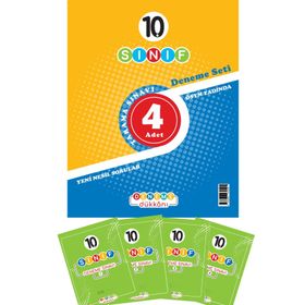Yayınları Deneme Dükkanı 10. Sınıf 4 lü Deneme Seti
