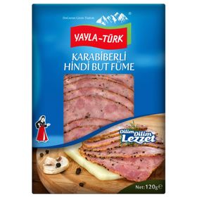Yayla 120 gr Türk Karabiberli Hindi But Füme