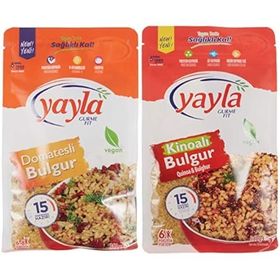 Yayla 360 gr Gurme Fit Domatesli Bulgur + 360 gr Kinoalı Bulgur
