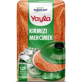 Yayla 500 gr Kırmızı Mercimek