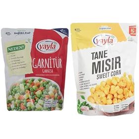 Yayla 560 gr Haşlanmış Garnitür + 220 gr Haşlanmış Tane Mısır