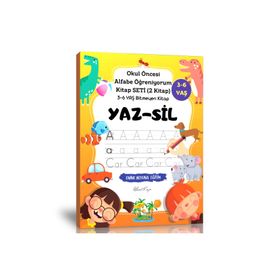 Yaz Sil Okul Öncesi Alfabe Öğreniyorum Kitap Seti
