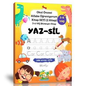 Yaz Sil Okul Öncesi Alfabe Öğreniyorum Kitap Seti