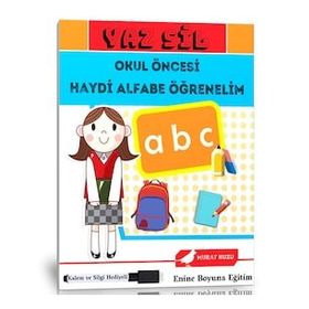 Yaz Sil Okul Öncesi Haydi Alfabe Öğrenelim Kitabı