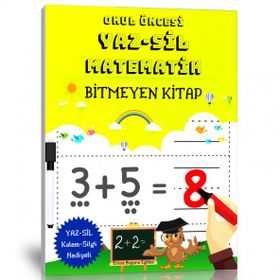 Yaz Sil Okul Öncesi Haydi Matematik Öğrenelim Kitabı