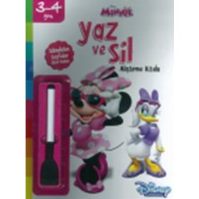 Yaz ve Sil Alıştırma Kitabı - Minnie - kollektif