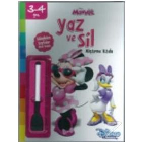 Yaz ve Sil Alıştırma Kitabı - Minnie - kollektif