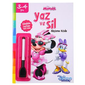 Yaz ve Sil Alıştırma Kitabı - Minnie - kollektif