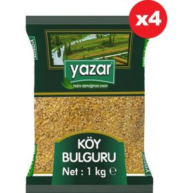 Yazar 1 kg Köy Tipi Pilavlık Bulgur (4 adet)