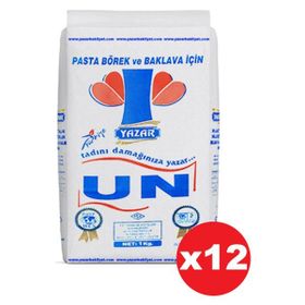 Yazar 1 kg Pasta Börek ve Baklavalık Çok Amaçlı Un (2 adet)