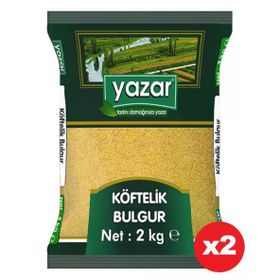 Yazar 2 kg Köftelik Bulgur (2 adet)
