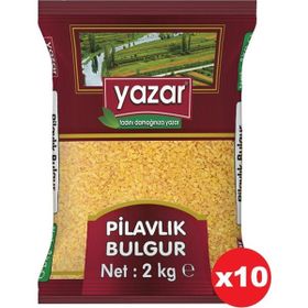 Yazar 2 kg Pilavlık Bulgur (2 adet)