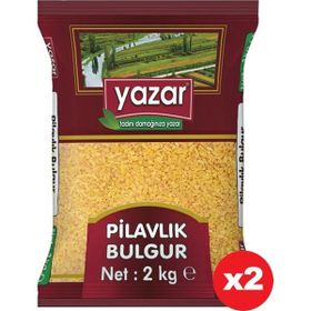 Yazar 2 kg Pilavlık Bulgur (2 adet)