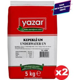 Yazar 5 kg Kepekli Un (2 adet)