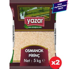 Yazar 5 kg Osmancık Pirinç (2 adet)