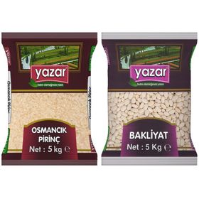 Yazar 5 kg Osmancık Pirinç + 5 kg Çumra Fasulye