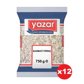 Yazar 750 gr Basmati Pirinç (6 adet)
