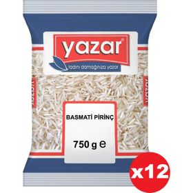 Yazar 750 gr Basmati Pirinç (6 adet)