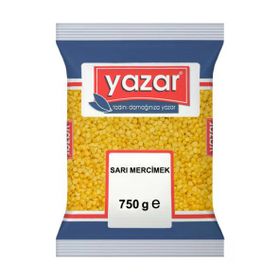 Yazar 750 gr Sarı Mercimek (2 adet)