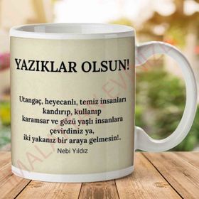 Yazıklar Olsun Baskılı Kupa