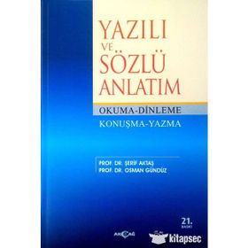 YAZILI VE SÖZLÜ ANLATIM - ŞERİF AKTAŞ