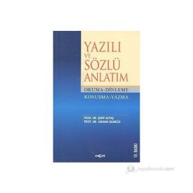 YAZILI VE SÖZLÜ ANLATIM - ŞERİF AKTAŞ