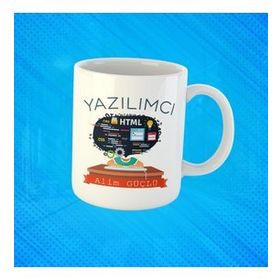 Yazılımcı Baskılı Kupa