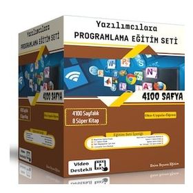 Yazılımcılara Programlama Eğitim Seti 8 Süper Kitap