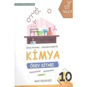 Yazıt Yayınları 10. Sınıf Kimya Ödev Kitabı