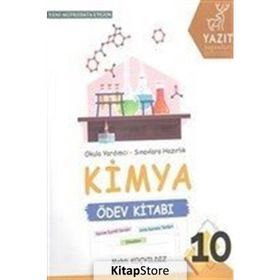 Yazıt Yayınları 10. Sınıf Kimya Ödev Kitabı
