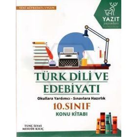 Yazıt Yayınları 10. Sınıf Türk Dili Ve Edebiyatı Konu Kitabı