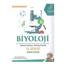 Yazıt Yayınları 11. Sınıf Biyoloji Konu Kitabı