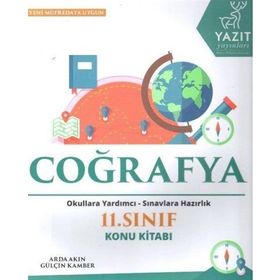 Yazıt Yayınları 11. Sınıf Coğrafya Konu Kitabı