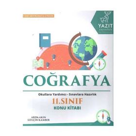 Yazıt Yayınları 11. Sınıf Coğrafya Konu Kitabı