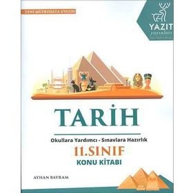 Yazıt Yayınları 11. Sınıf Tarih Konu Kitabı