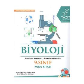Yazıt Yayınları 9. Sınıf Biyoloji Konu Kitabı