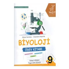 Yazıt Yayınları 9. Sınıf Biyoloji Ödev Kitabı