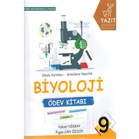 Yazıt Yayınları 9. Sınıf Biyoloji Ödev Kitabı
