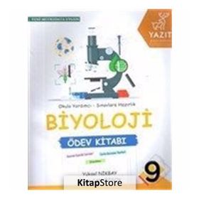 Yazıt Yayınları 9. Sınıf Biyoloji Ödev Kitabı