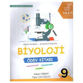Yazıt Yayınları 9. Sınıf Biyoloji Ödev Kitabı