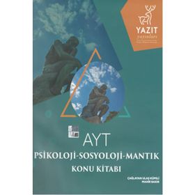 Yazıt Yayınları AYT Psikoloji Sosyoloji Mantık Konu Kitabı