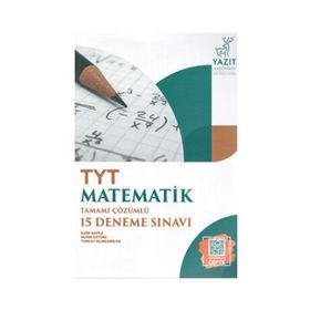 Yazıt Yayınları TYT Matematik Tamamı Çözümlü 15 Deneme Sınavı