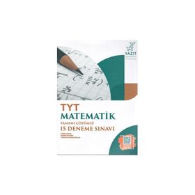 Yazıt Yayınları TYT Matematik Tamamı Çözümlü 15 Deneme Sınavı