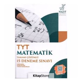 Yazıt Yayınları TYT Matematik Tamamı Çözümlü 15 Deneme