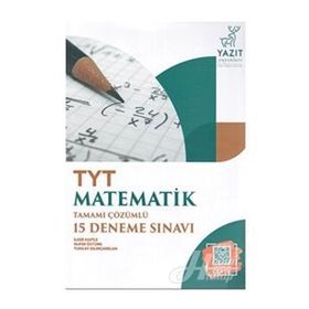 Yazıt Yayınları TYT Matematik Tamamı Çözümlü 15 Deneme