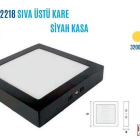 Ycl ASM-2218B 18W Sıva Üstü Kare Led Panel Beyaz