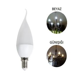 Ycl KEY-217S 7W E14 560 Lümen Kıvrık Mum Ampul