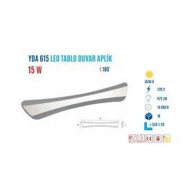 Ycl YDA-615G 15W 52 cm 4000K Yatay Led Duvar Aplik